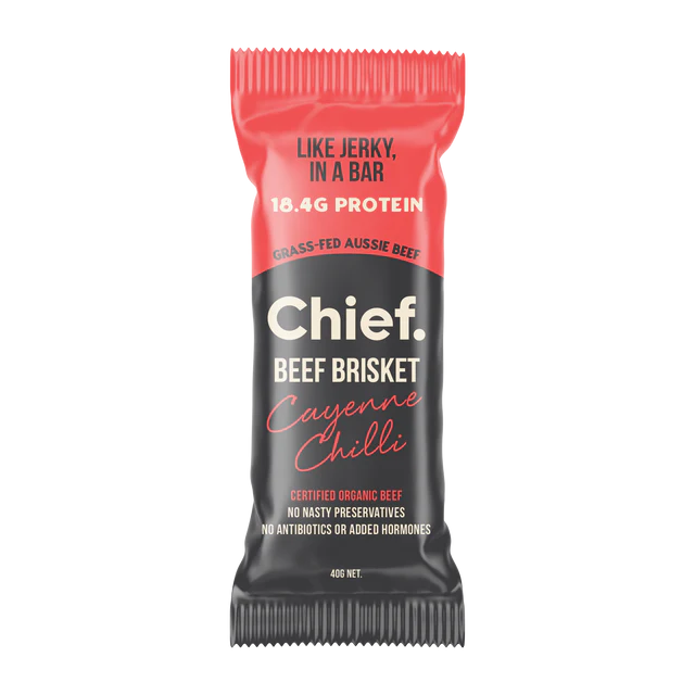 Chief. Grass Fed Aussie Beef Brisket Bar - Cayenne Chilli