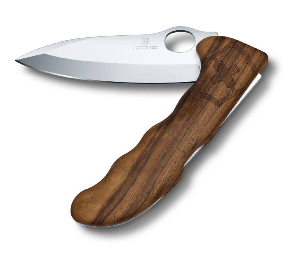Victorinox Hunter Pro Wood Handle Knife With Pouch