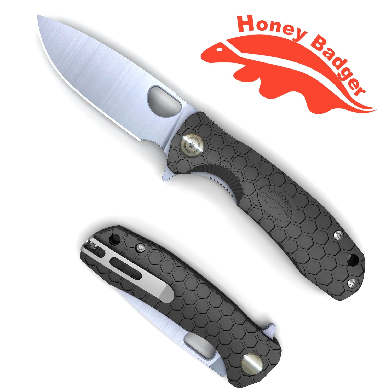Honey Badger Large Drop Point Folding Knife