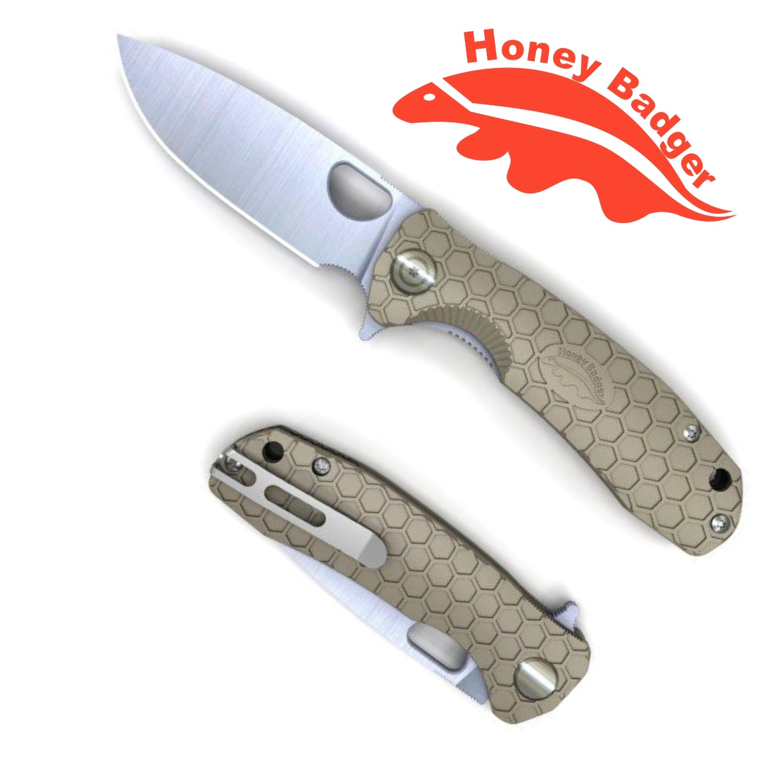 Honey Badger Large Drop Point Folding Knife