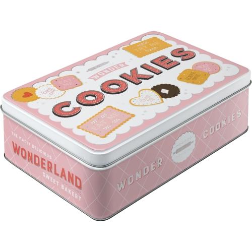 Nostalgic Art Flat Tin - Wonder Cookies