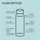 Typhoon Stay Wild Glass Bottle - 600mls