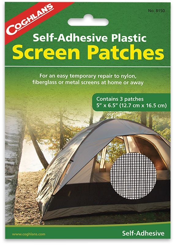 Coghlans Self-Adhesive Plastic Screen Patches