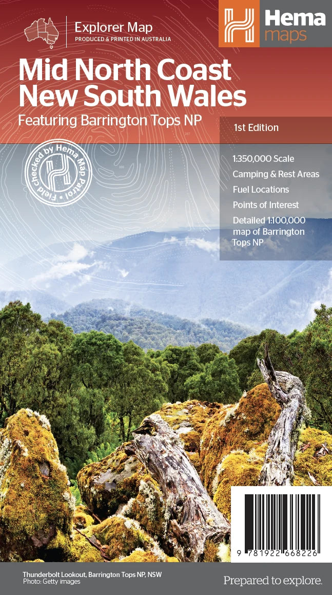 Hema Mid North Coast NSW Explorer Map