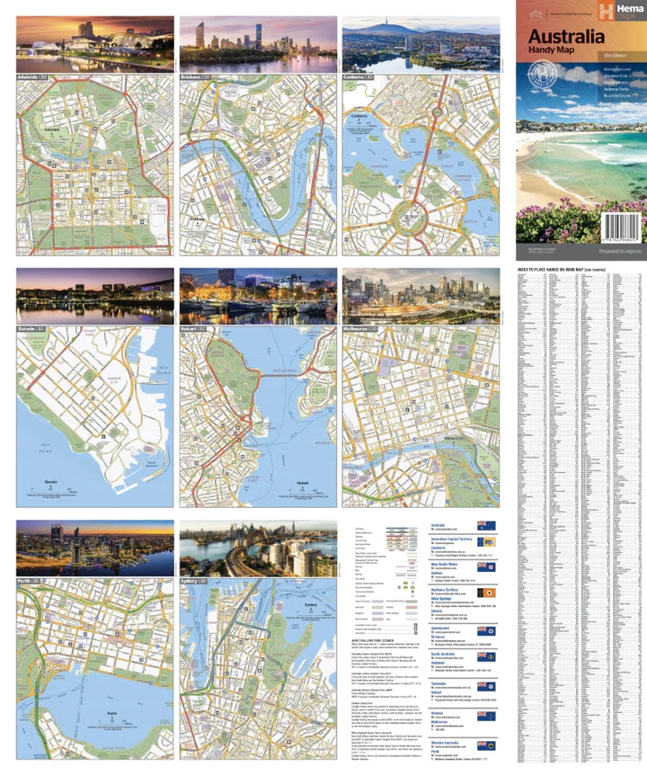 Hema Australia Handy Map