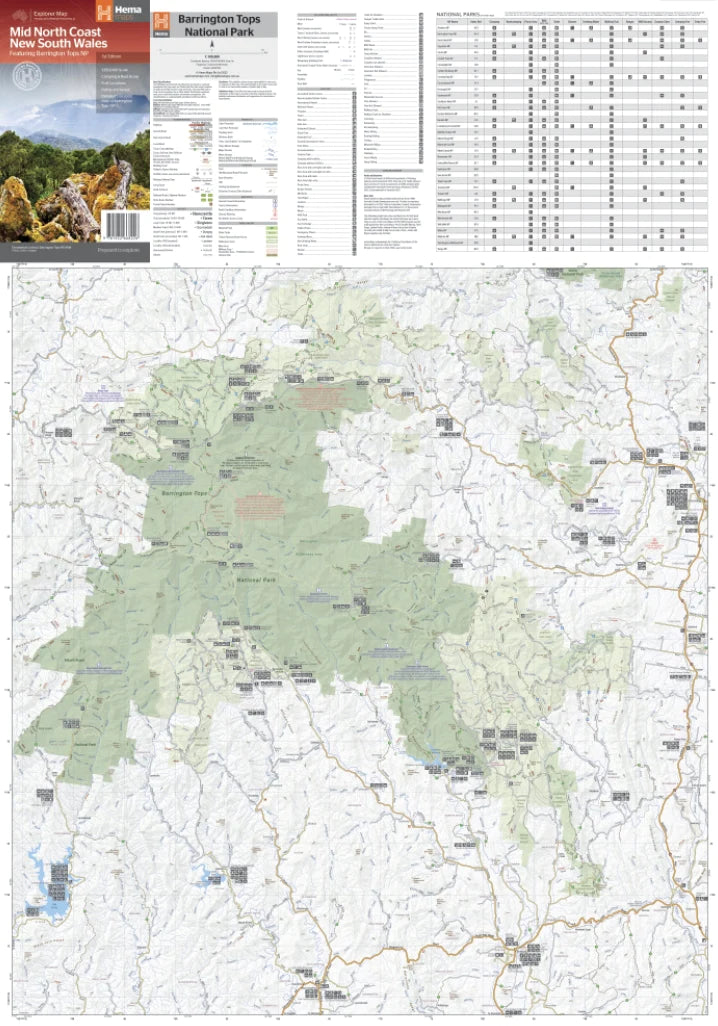 Hema Mid North Coast NSW Explorer Map
