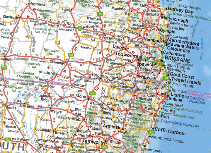 Hema Australia Handy Map