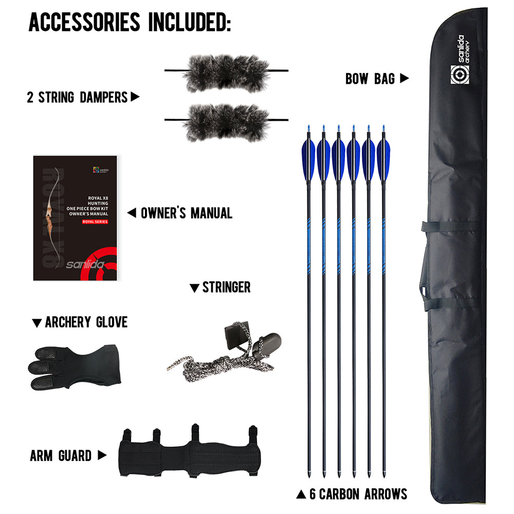 Sanlida Royal X8 Longbow Package - R/H #40
