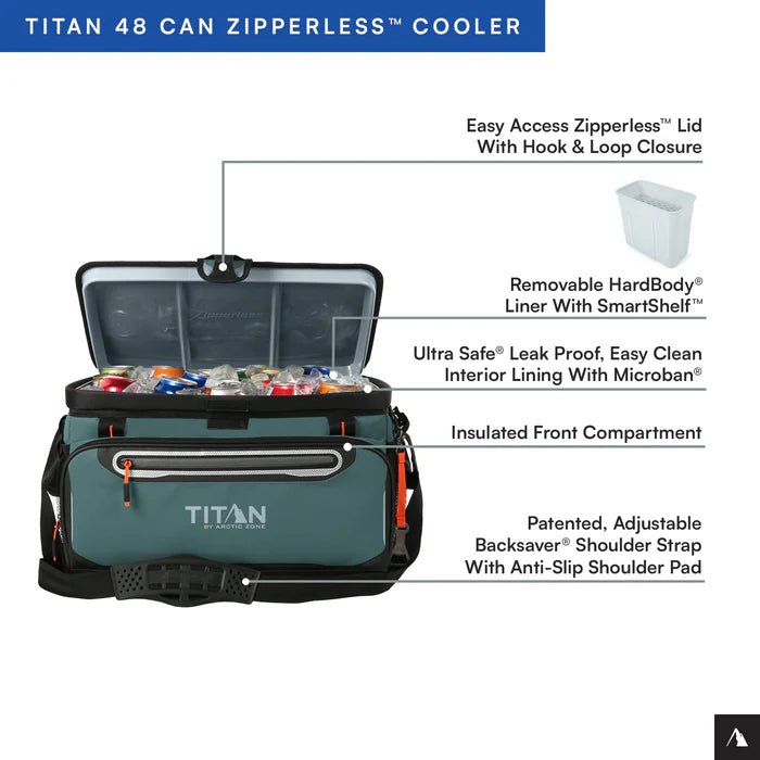 Titan by Arctic Zone™ 48 Can Zipperless HardBody® Cooler