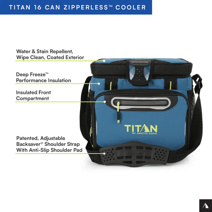 Titan by Arctic Zone™ 16 Can Zipperless HardBody® Cooler