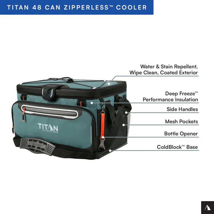 Titan by Arctic Zone™ 48 Can Zipperless HardBody® Cooler