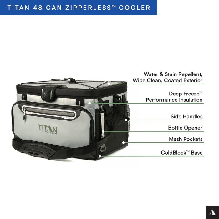 Titan by Arctic Zone™ 48 Can Zipperless HardBody® Cooler