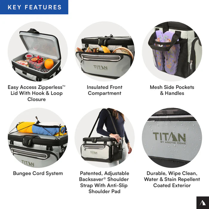 Titan by Arctic Zone™ 48 Can Zipperless HardBody® Cooler