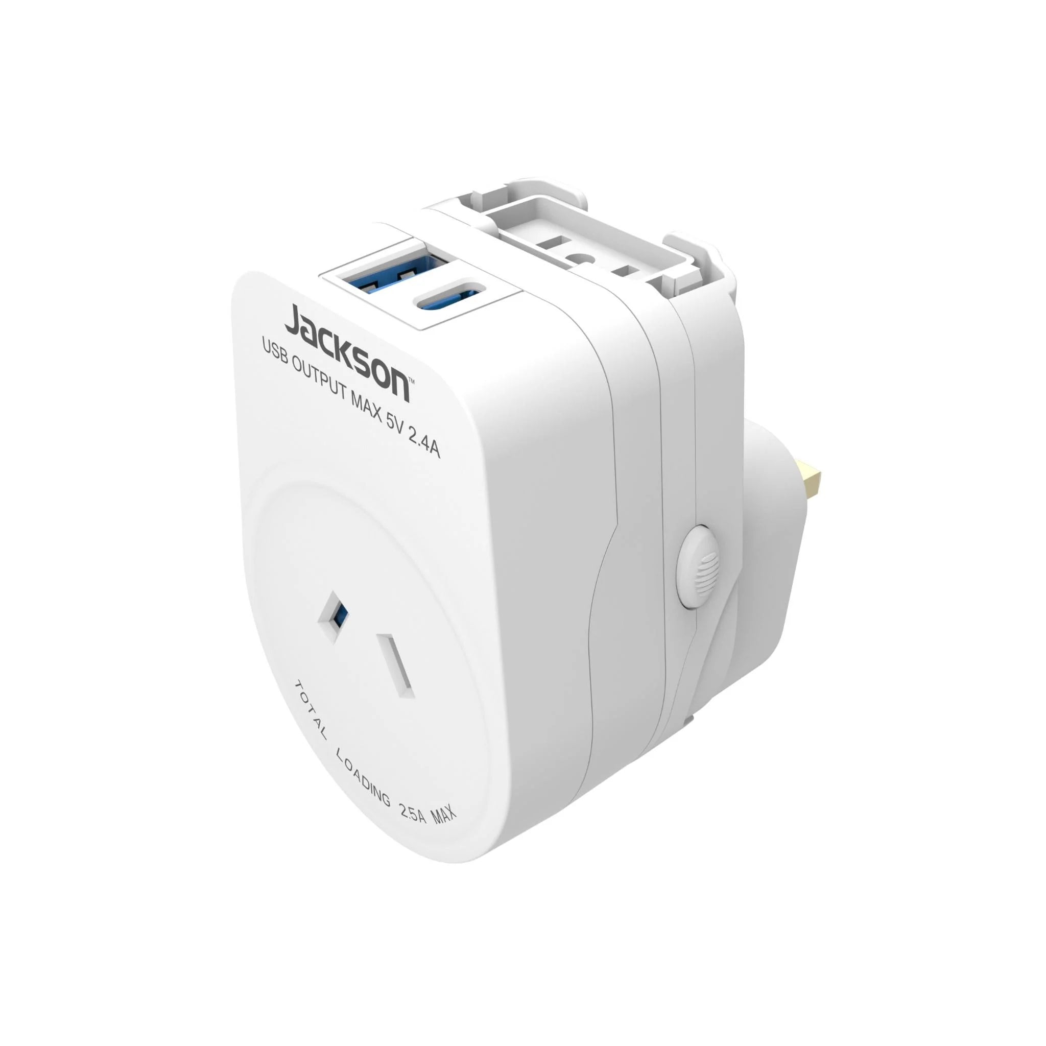 Jackson World USB-C Outbound Travel Adaptor