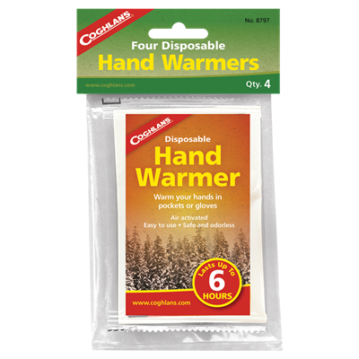 Coghlans Disposable Hand Warmers - 4 Pack