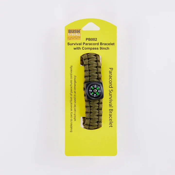 Bush Tracks Paracord Survival Bracelet