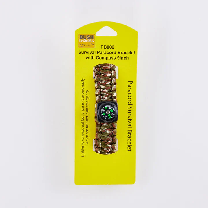 Bush Tracks Paracord Survival Bracelet