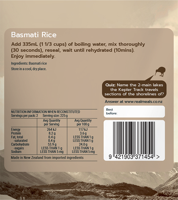 Real Meals - Basmati Rice