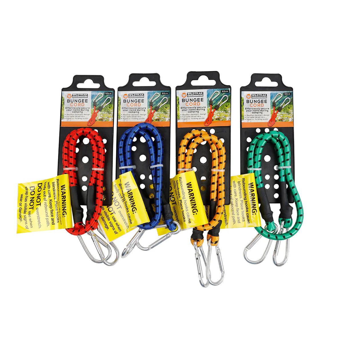 Wildtrak Bungee Cord with Carabiners - 160cm