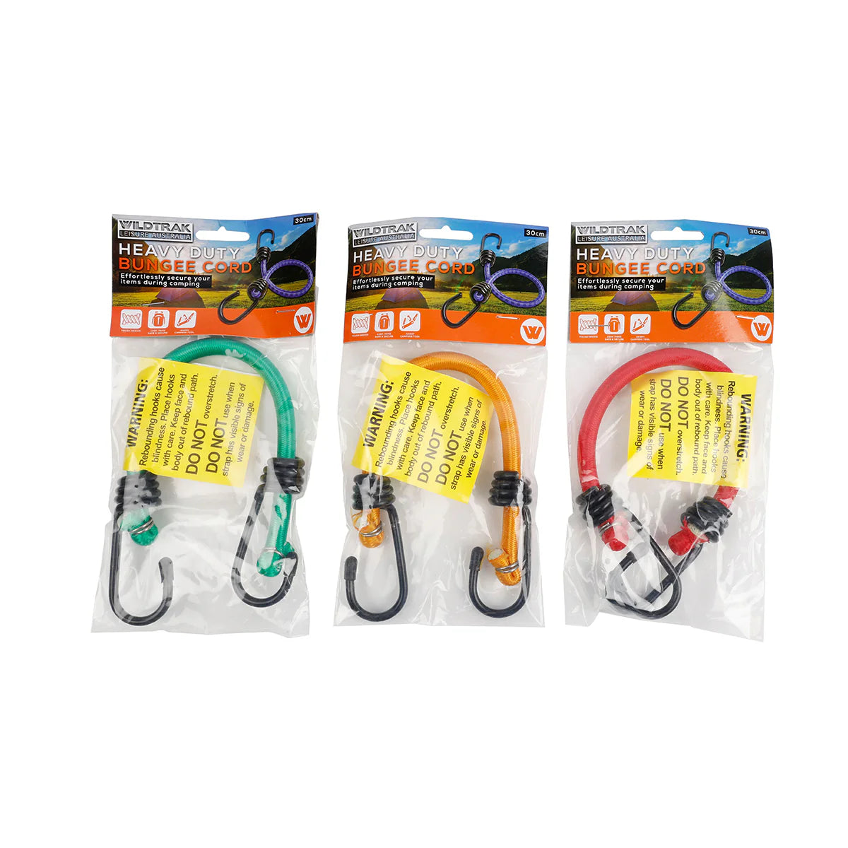 Wildtrak Heavy Duty Bungee Cord - 30cm