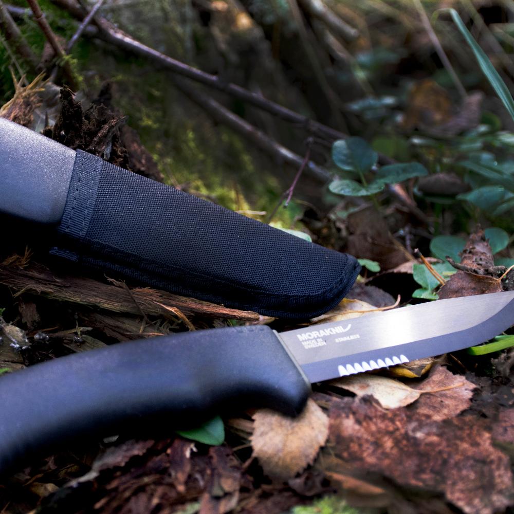Morakniv Bushcraft Expert Black Blade Stainless Knife