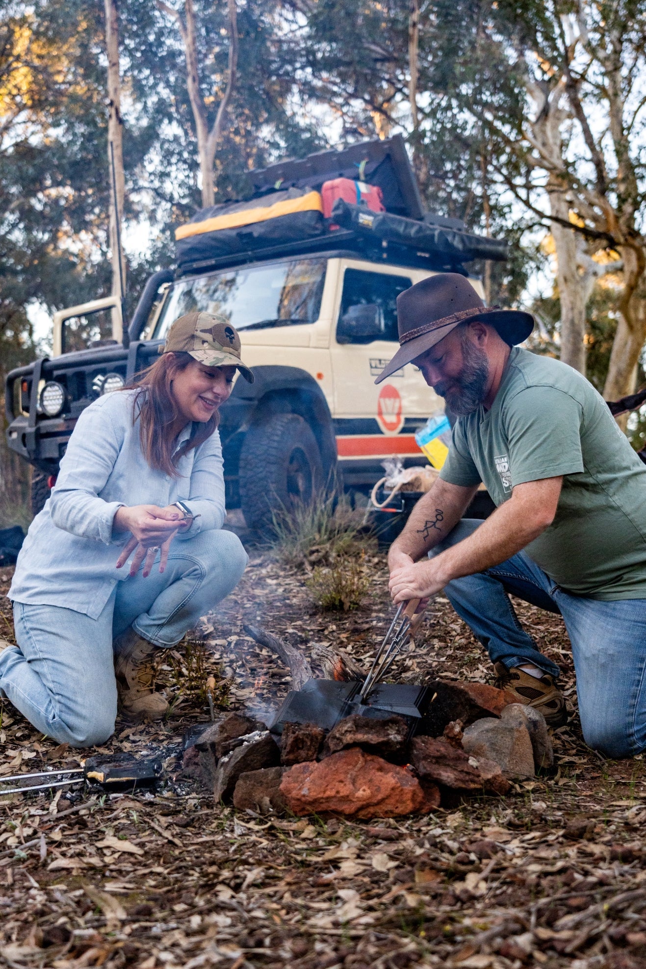 Wildtrak Cast Iron Jaffle Iron - Double