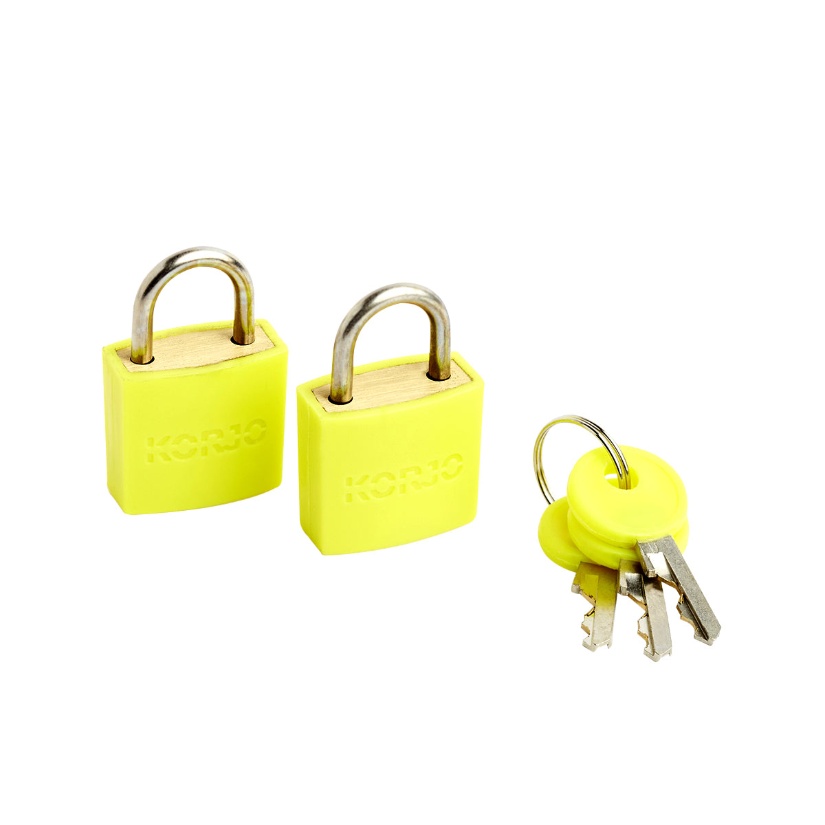 Korjo Colourful Luggage Locks - 2 Pack