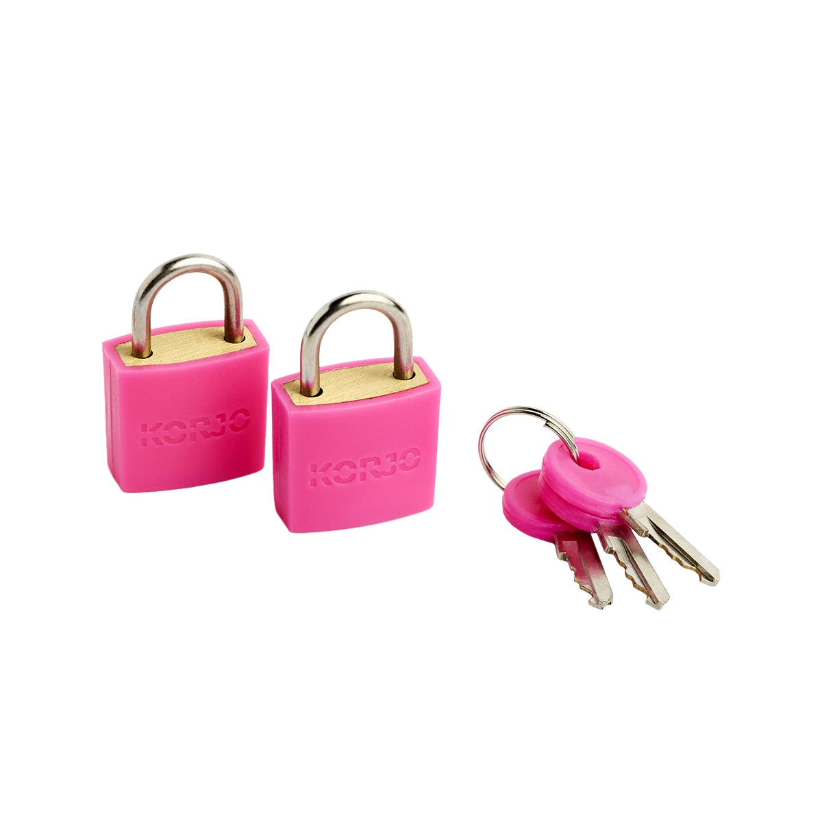 Korjo Colourful Luggage Locks - 2 Pack