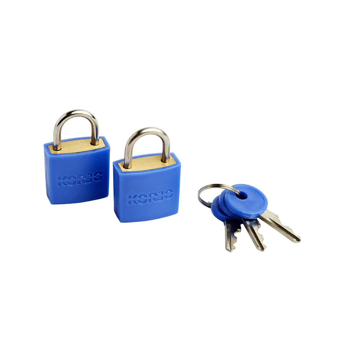 Korjo Colourful Luggage Locks - 2 Pack