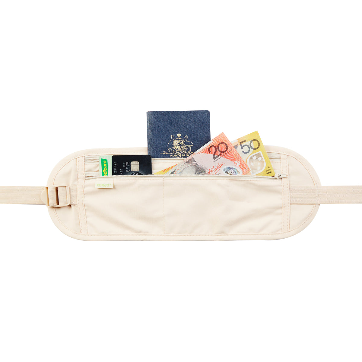 Korjo Cotton-Blend Money Belt