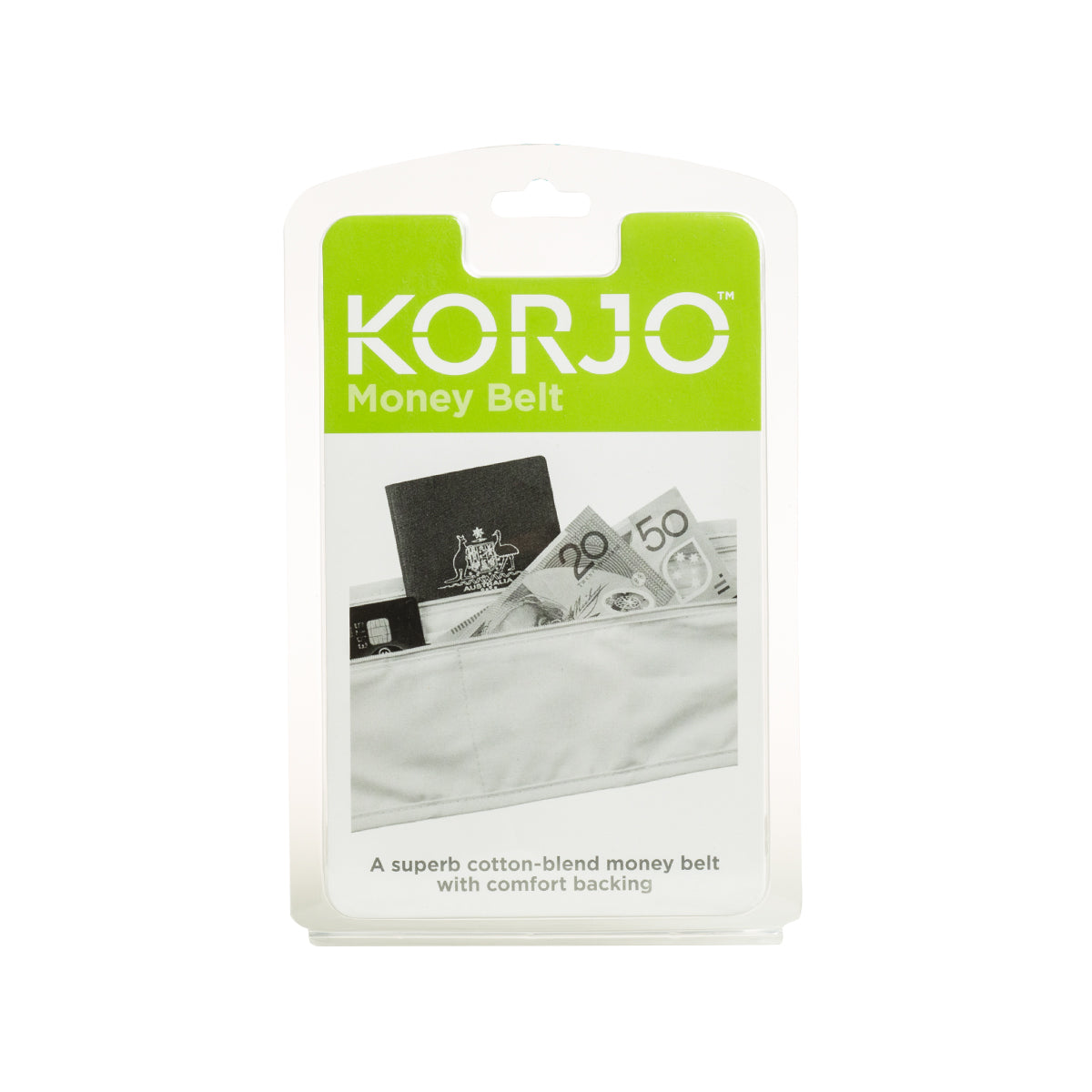 Korjo Cotton-Blend Money Belt