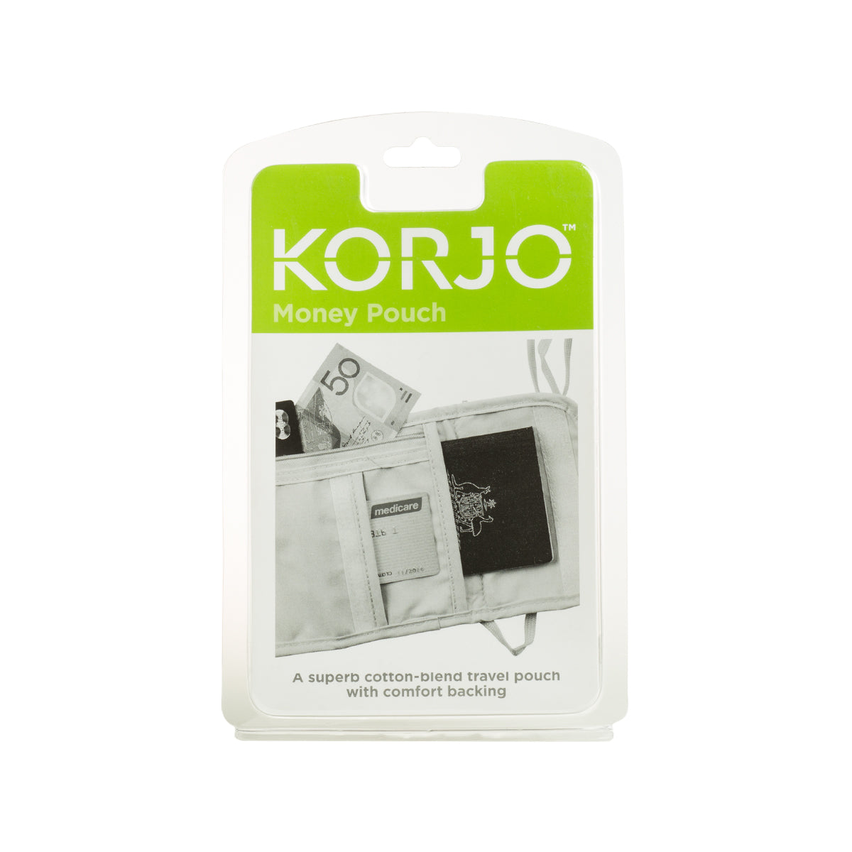 Korjo Cotton-Blend Money Pouch