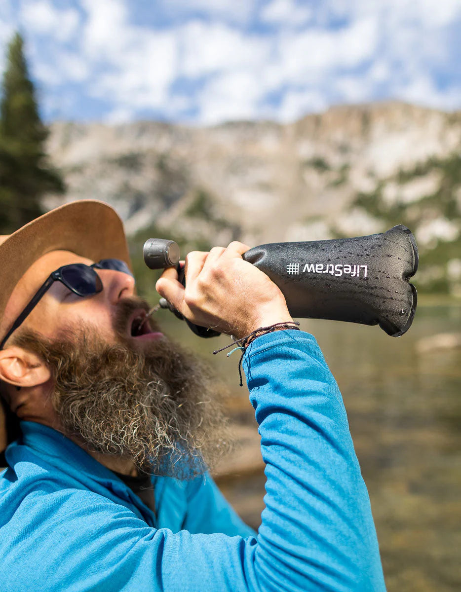 LifeStraw Peak Collapsible Squeeze Bottle - 1L