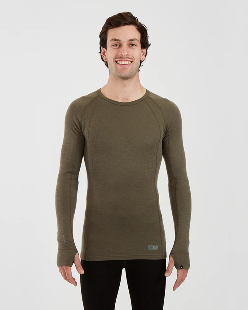XTM 100% Merino Baselayer Mens Long Sleeve Top - 230gsm