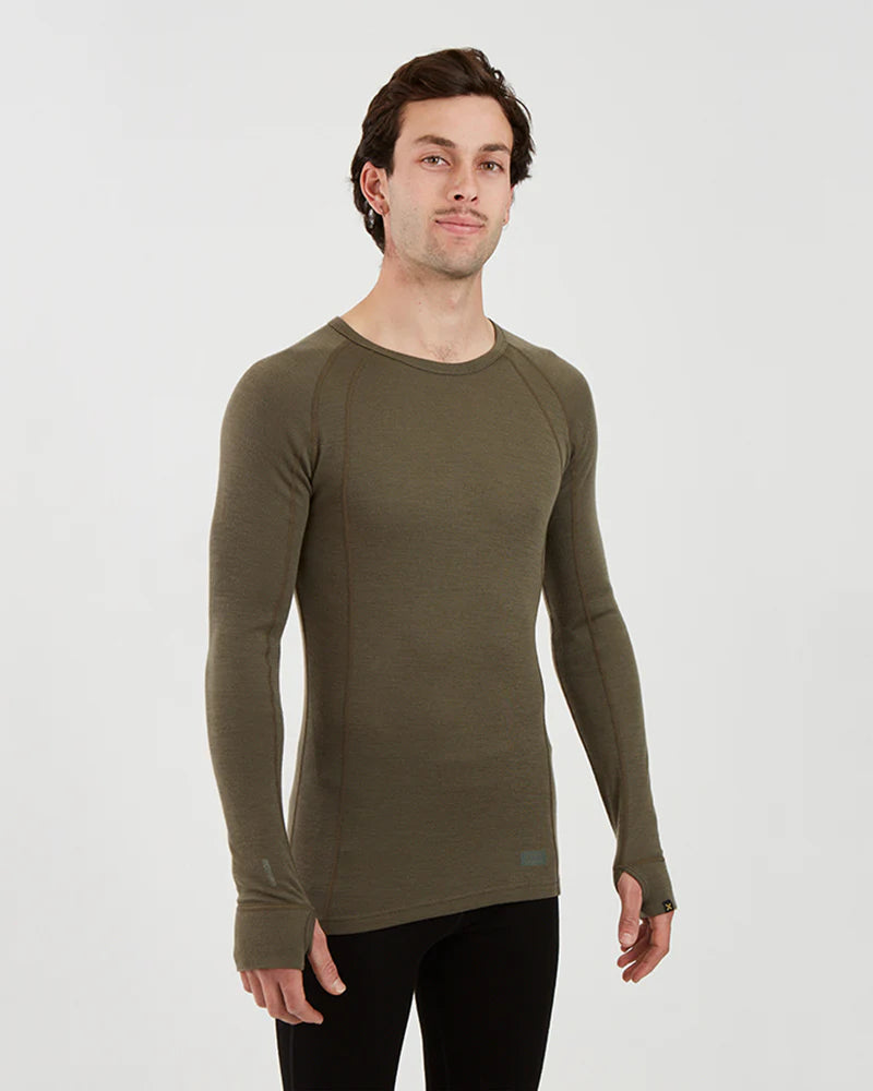 XTM 100% Merino Baselayer Mens Long Sleeve Top - 230gsm