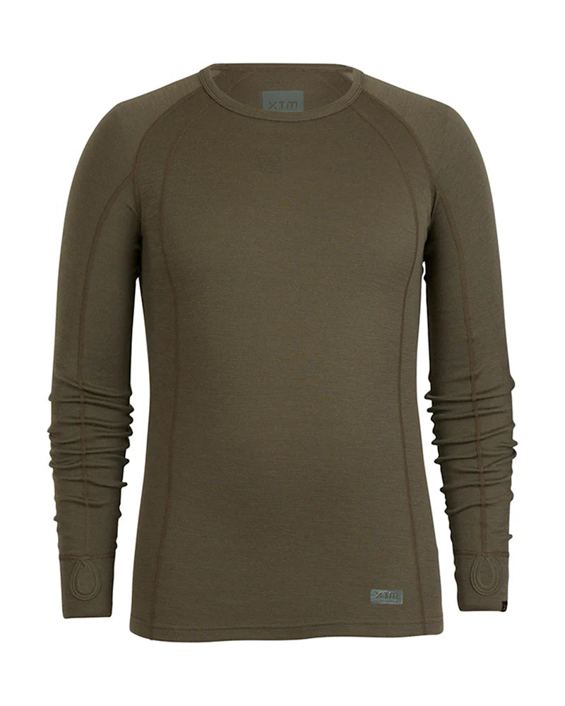 XTM 100% Merino Baselayer Mens Long Sleeve Top - 230gsm