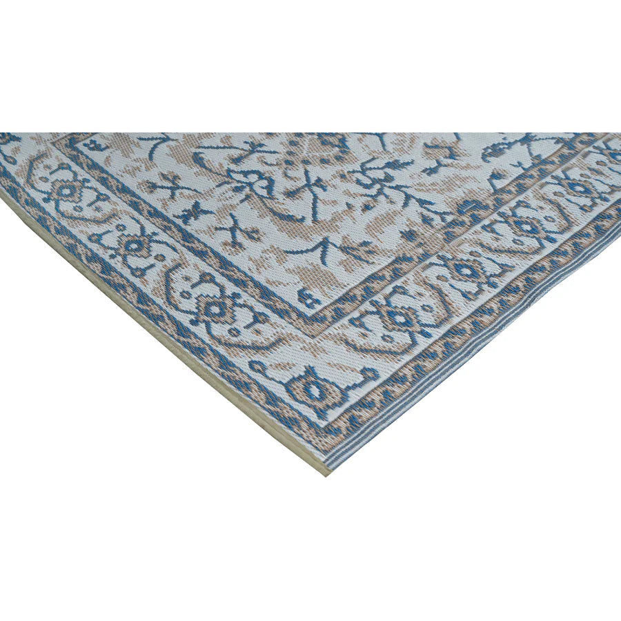 Fab Habitat Indoor/Outdoor Rug - Nain blue