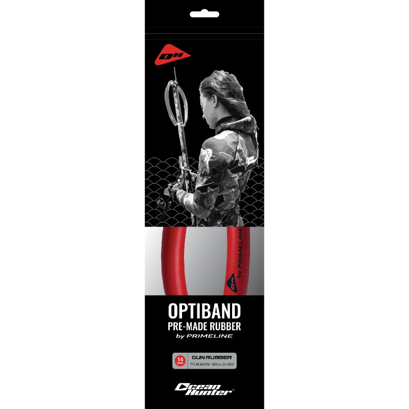 Oceanhunter Primeline Optiband Premade Speargun Rubber - 14mm/55cm
