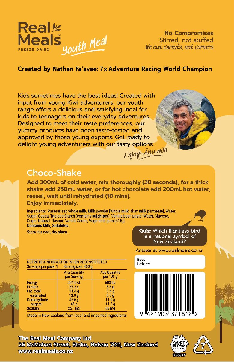 Real Meals - Choco Shake