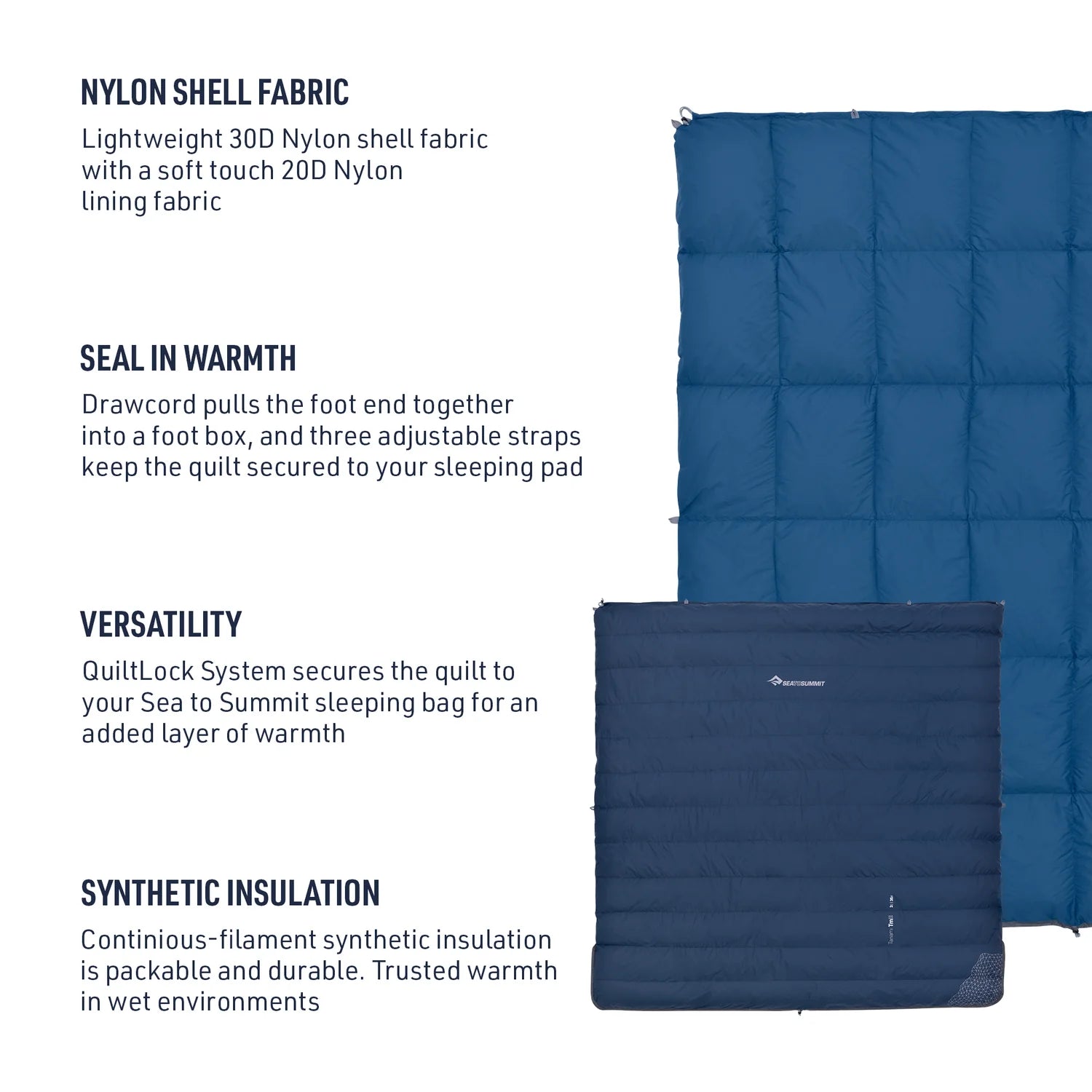 Sea to Summit Tanami TmI Down Camping Comforter - Queen