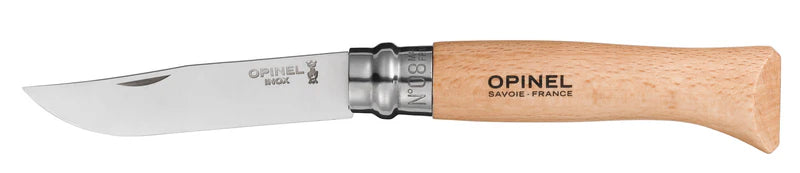 Opinel No. 8 Stainless Steel Knife with Alpine Sport Sheath
