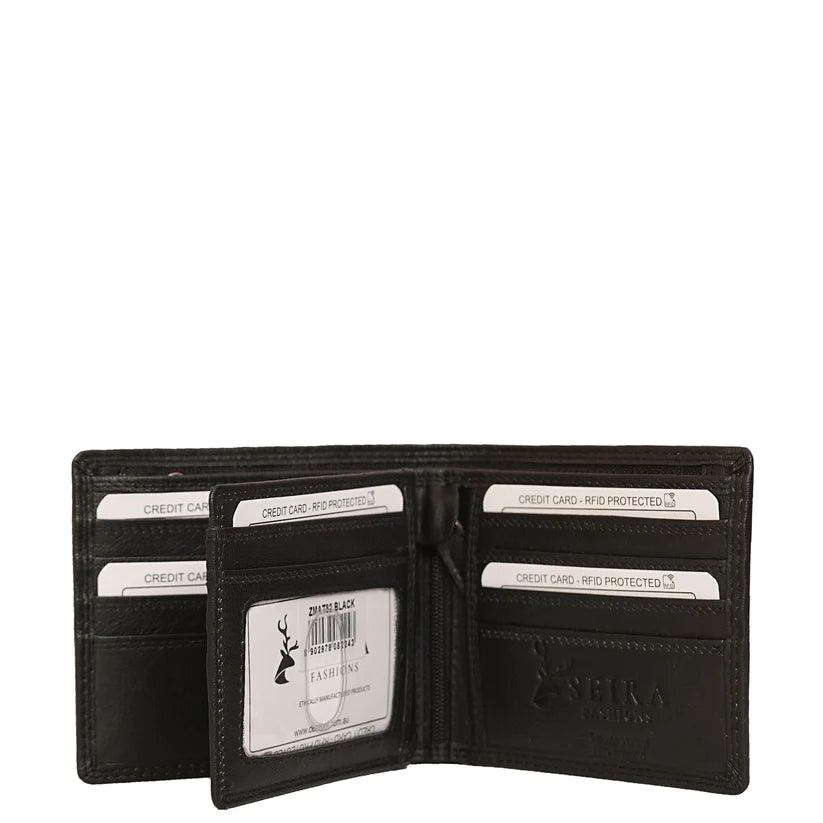 Seira Fashions Genuine Leather RFID Protected Wallet