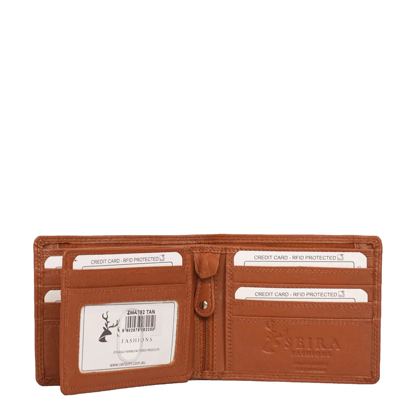 Seira Fashions Genuine Leather RFID Protected Wallet