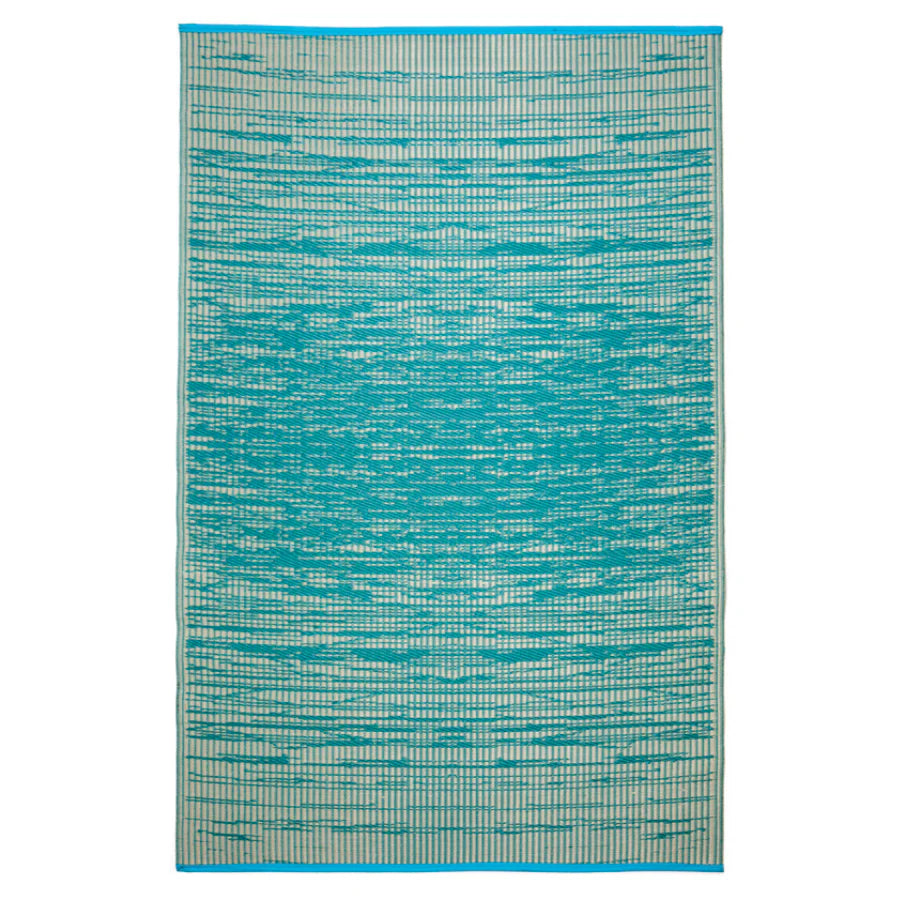 Fab Habitat Indoor/Outdoor Rug - Brooklyn Teal