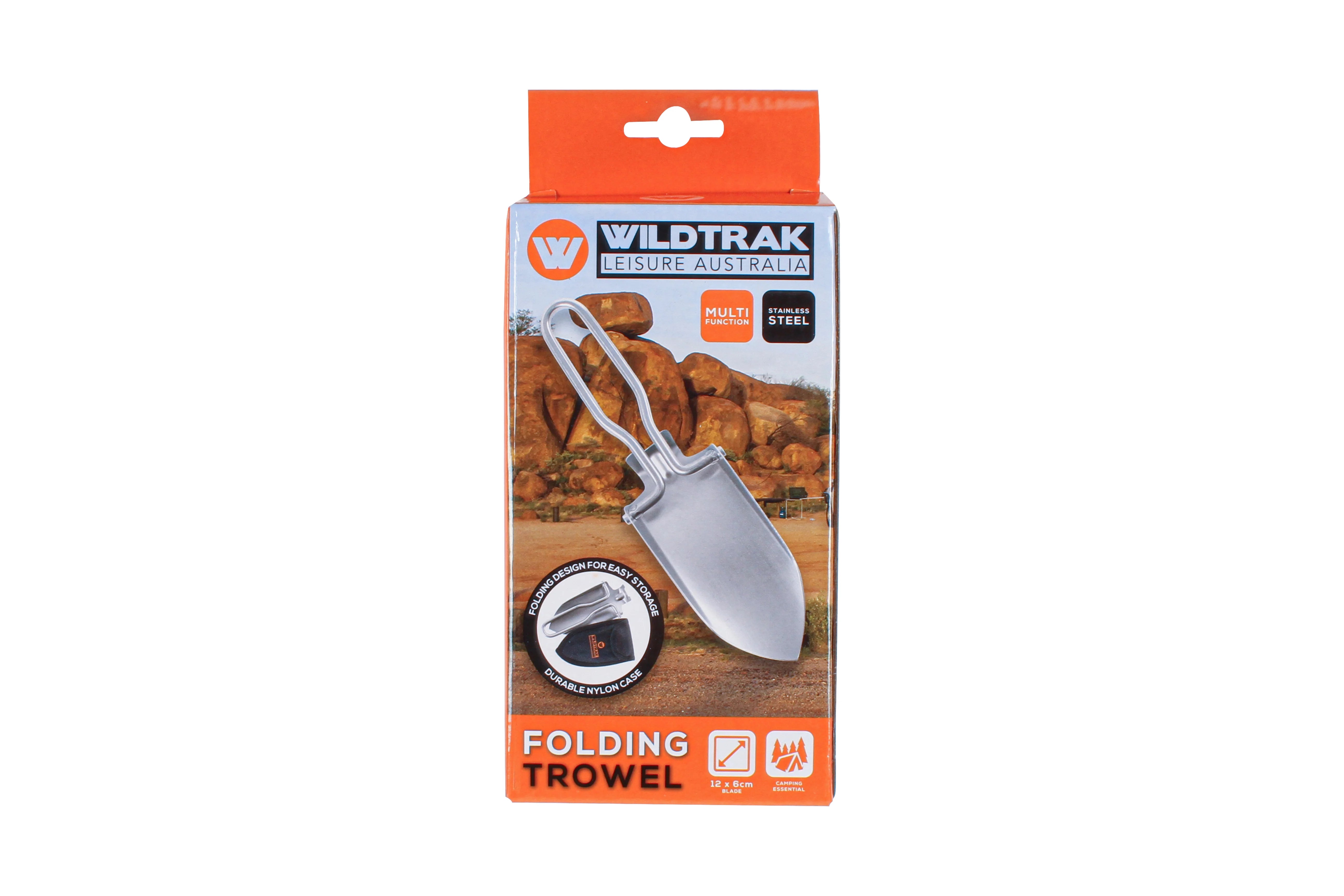 Wildtrak Folding Stainless Steel Trowel