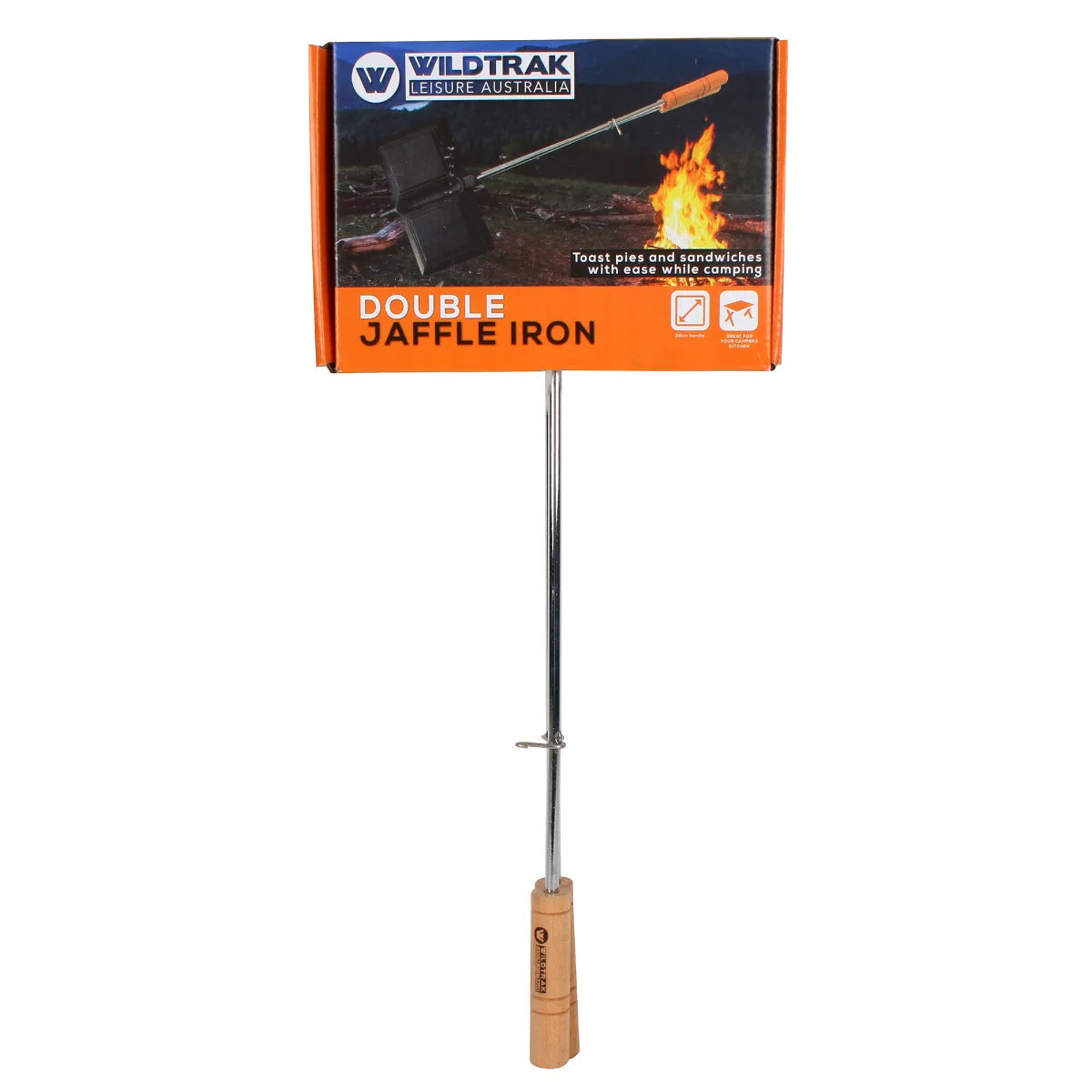 Wildtrak Cast Iron Jaffle Iron - Double