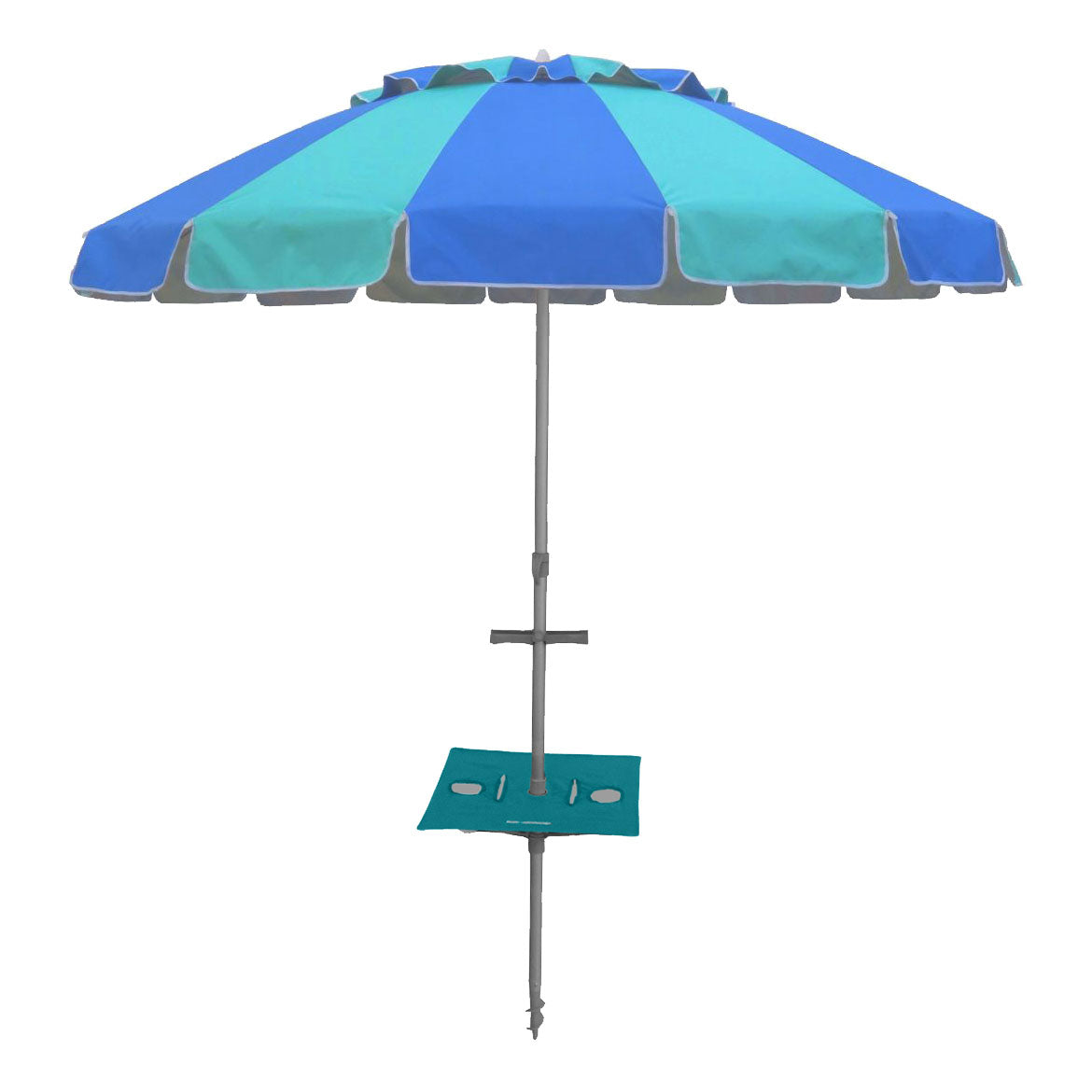 Beachkit Carnivale Beach Umbrella with Sunraker Pole Table - 240cm