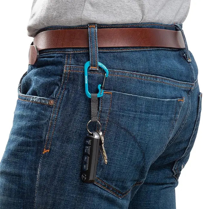 Nite Ize Slidelock Aluminium Carabiner - #3 with Key Ring