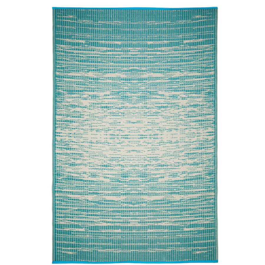 Fab Habitat Indoor/Outdoor Rug - Brooklyn Teal