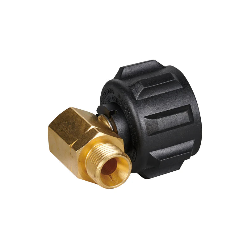 Companion Gas Adaptor - LCC27 to 3/8 BSP 90 Degree Male